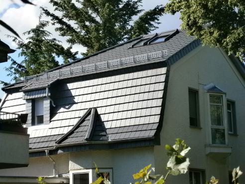 Eindeckung mit Biberschwanz