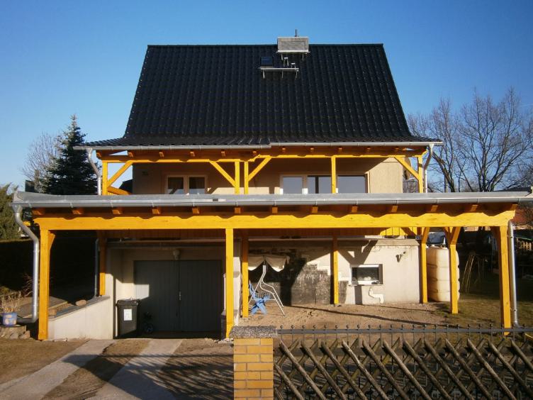 Sanierung und Anbau Überdachung Einfahrt