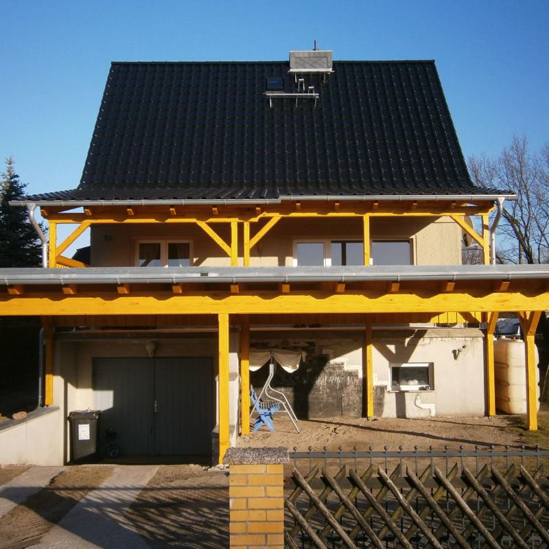 Sanierung und Anbau Überdachung Einfahrt