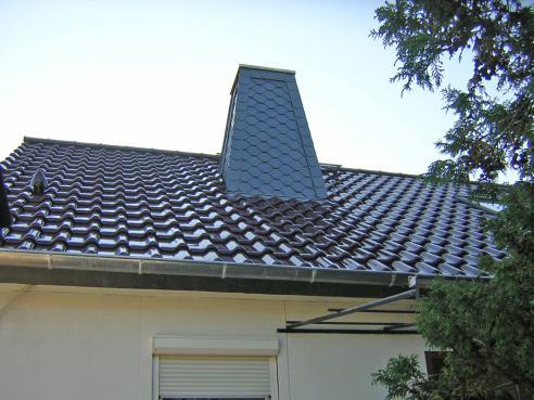 Schieferverkleidung Schornstein